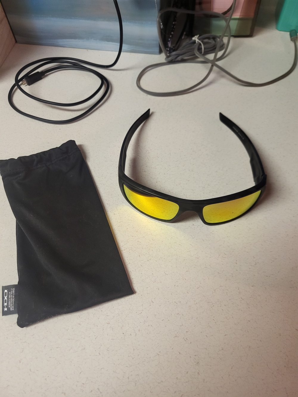 Oakley Polarized Sunglasses With Bag Used
